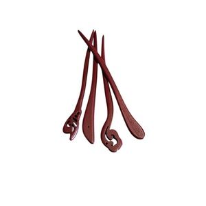 Dark Red Hair Design Sticks